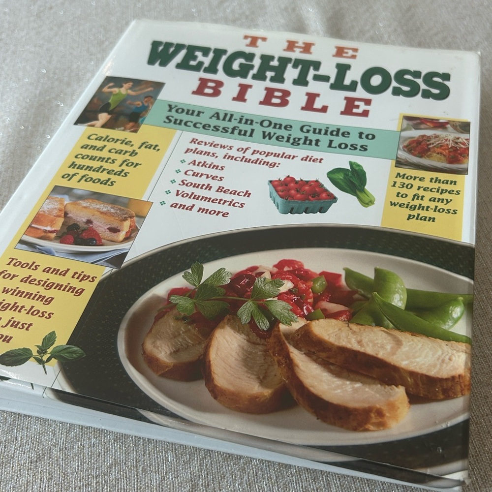 Help with Weight Loss “The Weight-Loss Bible” Hardcover Book Guide to Success